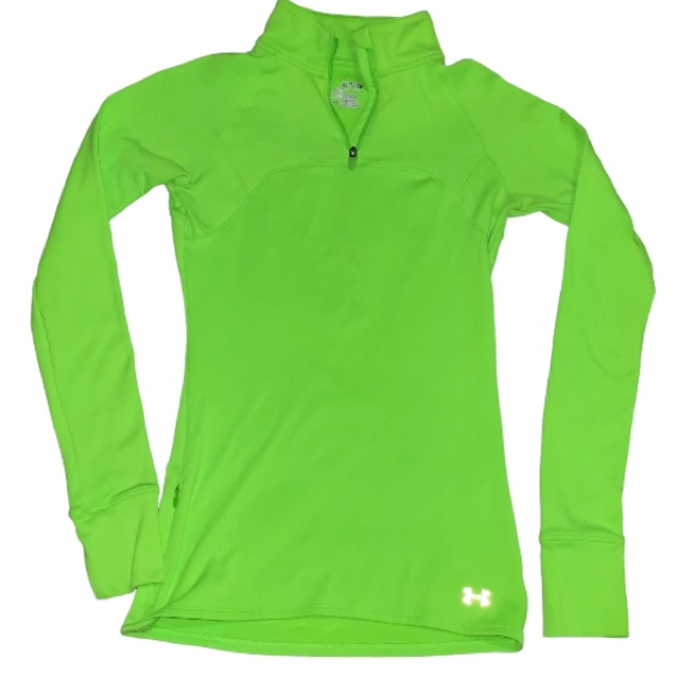Under Armour Lime Green Quarter Zip